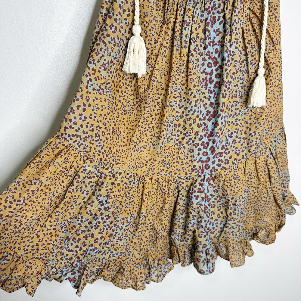 Ulla Johnson Trula Mini Swim Cover Up Ocelot Multi Leopard Print P XS - Picture 4 of 7